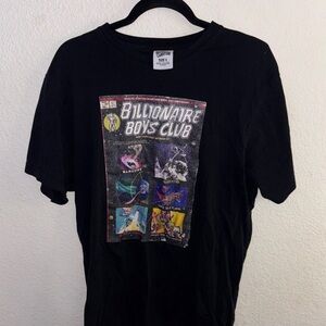 Billionaire Boys Club Black Tee with Vibrant Graphic